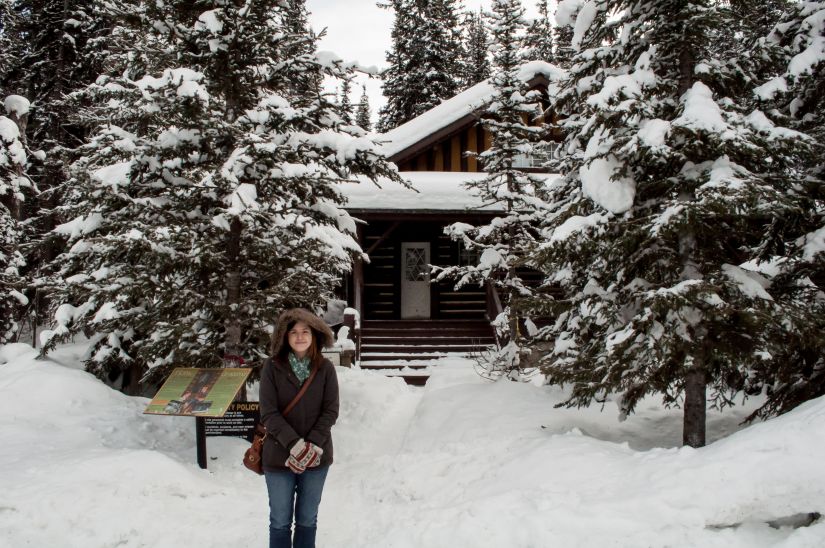 First Cabin in Lake Louise Alberta Canada