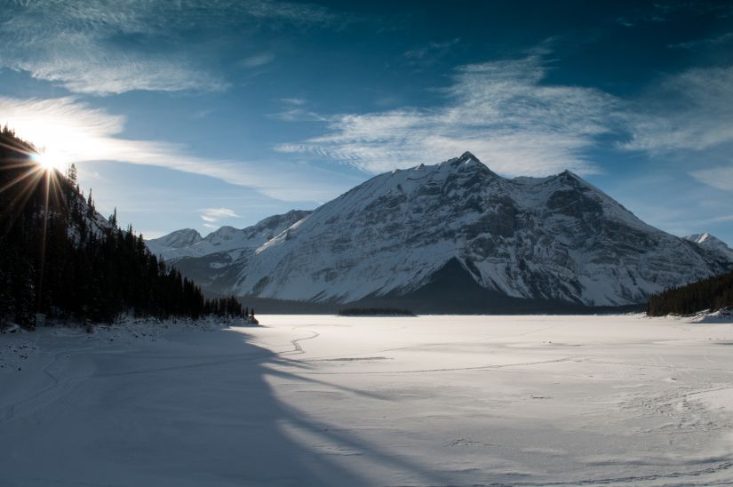 Banff Alberta Canada Mountains HD photo background