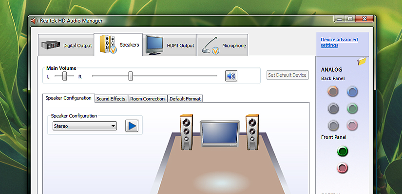 realtek hd audio muffled sound